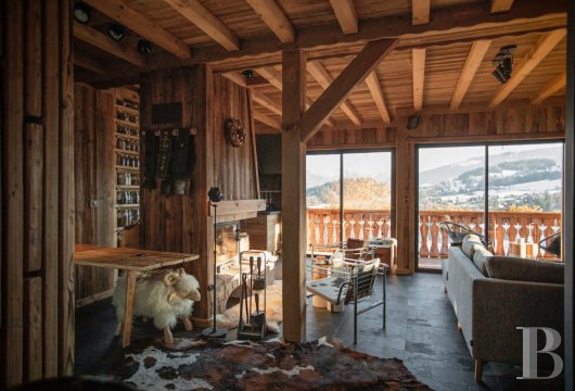 À Cordon, en Haute-Savoie, un chalet raffiné ouvert sur la chaîne du Mont-Blanc - photo  n°7